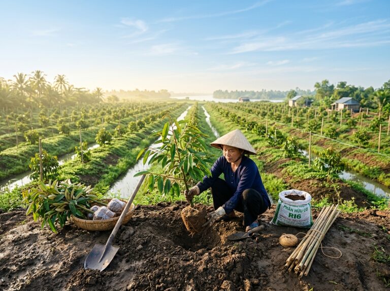 Hướng Dẫn Cách Trồng Sầu Riêng Đúng Kỹ Thuật Cho Năng Suất Cao